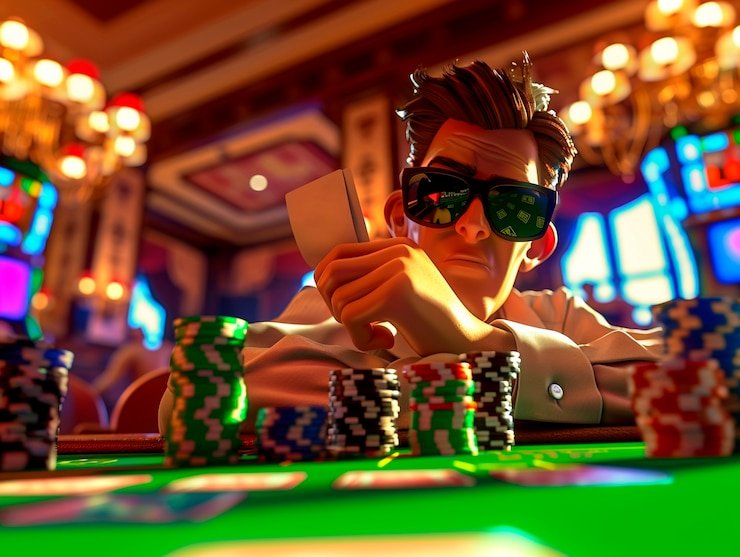 Live dealer in motion during spin Dealer controlling the roulette wheel during a live spin